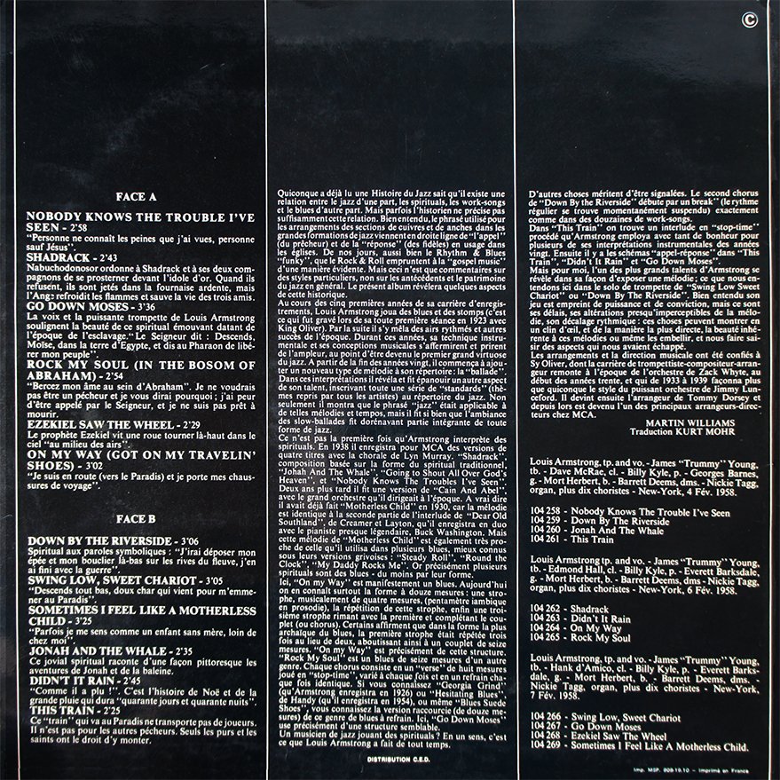 pochette du disque vinyle The Good Book verso