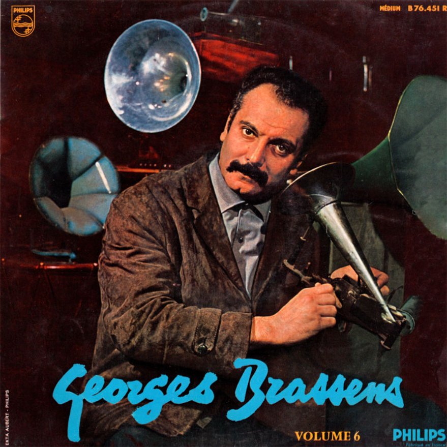 pochette du disque Brassens volume 06 recto