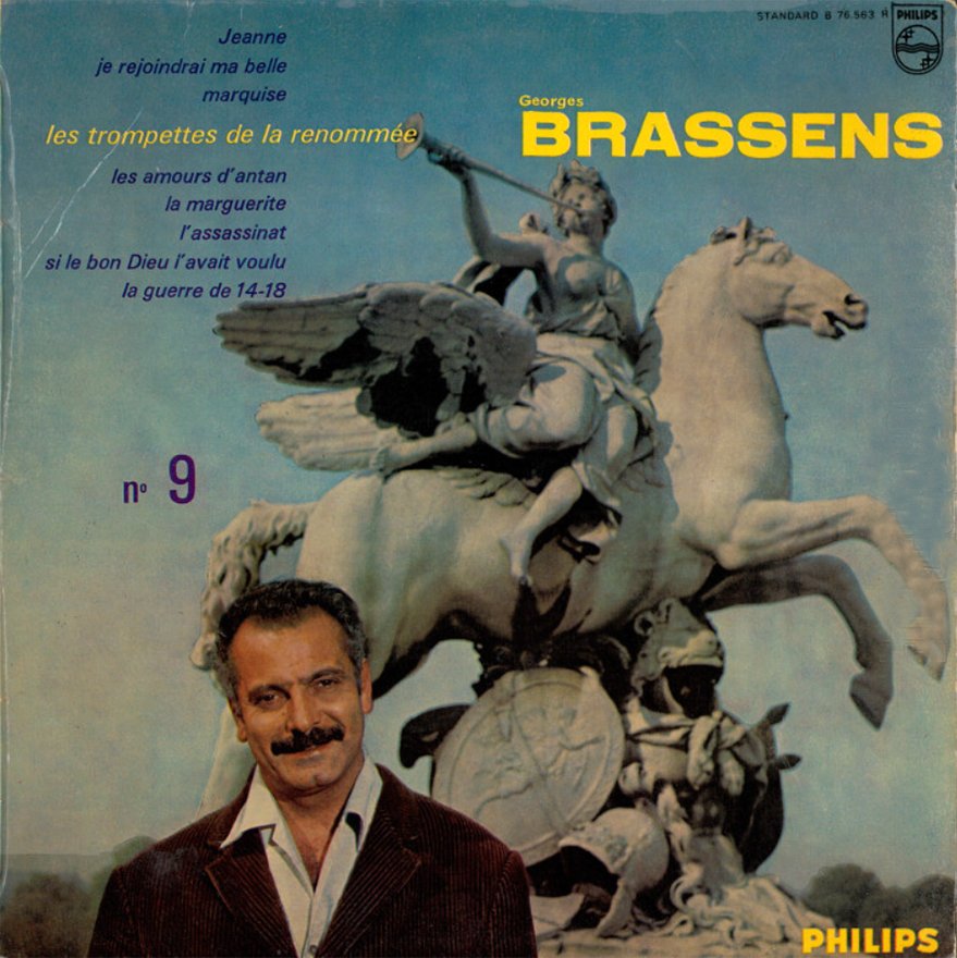 pochette du disque Brassens volume 09 recto