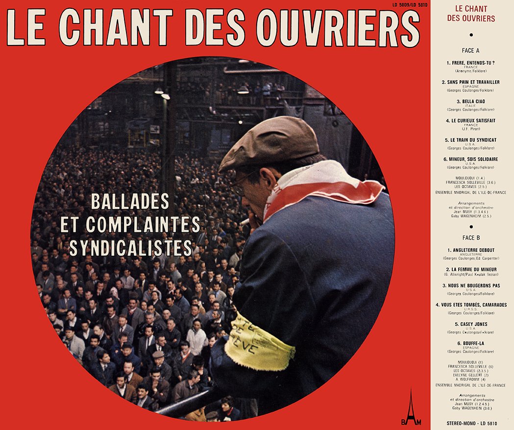 pochette du disque vinyle Le Chant des Ouvriers