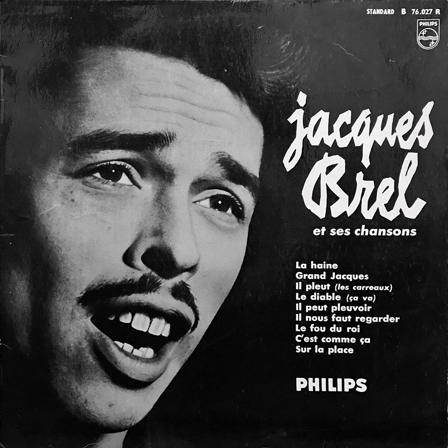 pochette du disque la haine brel01