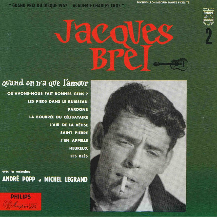 pochette du disque quand on n'a que l'amour brel02