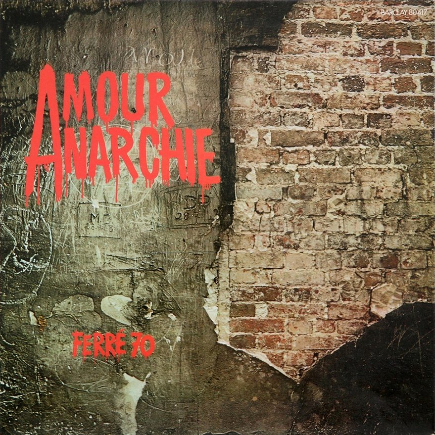 pochette du disque amour amour-anarchie