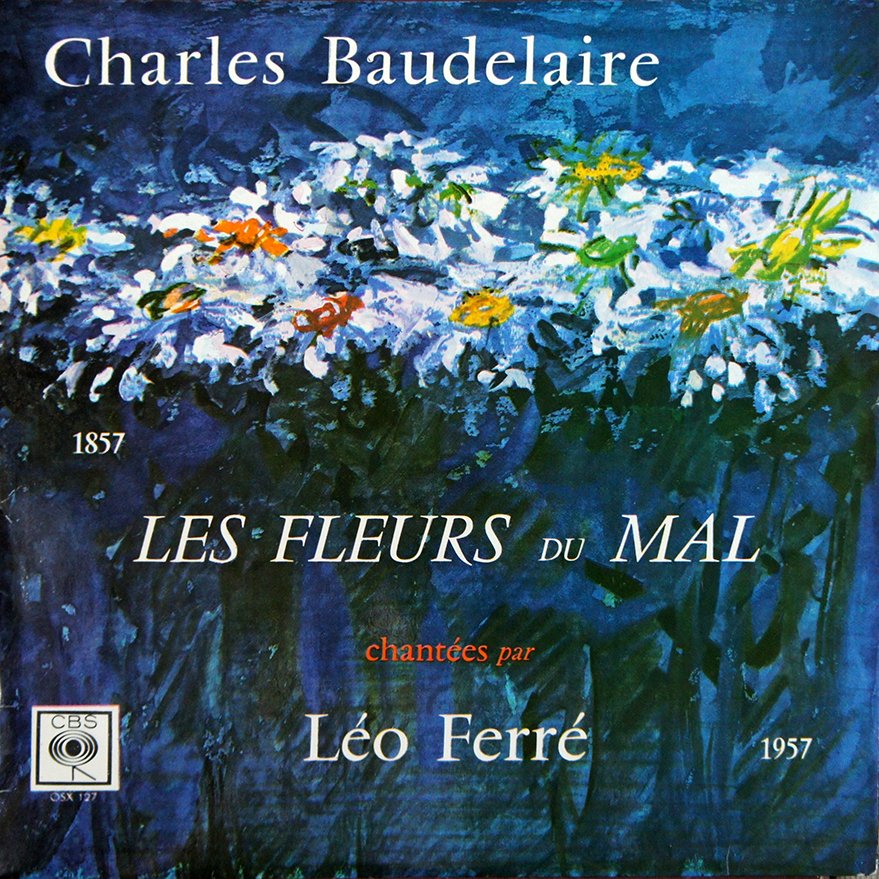 pochette du disque vinyle les fleurs du mal