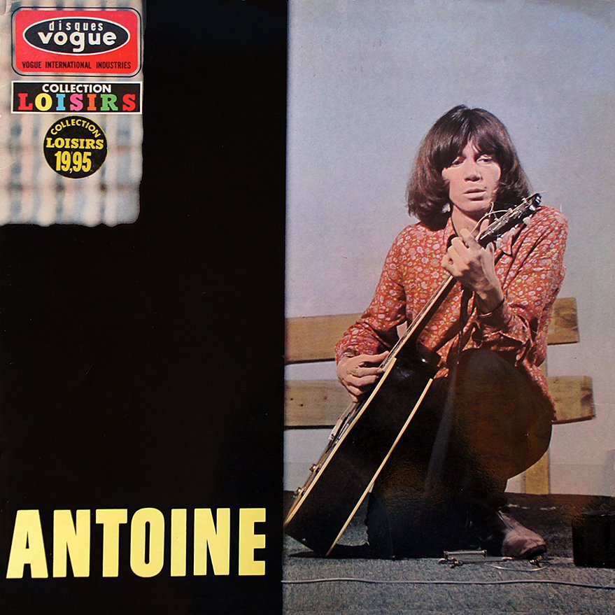 pochette du disque vinyle antoine